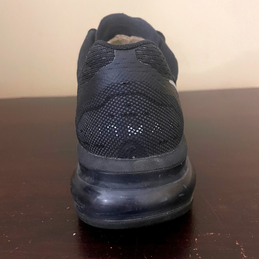 Nike Air Max 2014 Kids Shoes Black Reflective Silver 631334-001 Size 6Y - Picture 7 of 9